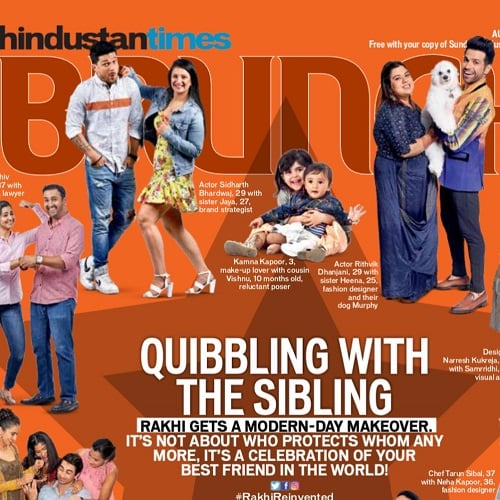 Jaya Bhardwaj and her brother featured in HT Brunch