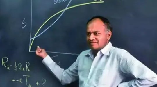 Jayant Narlikar while working as a professor