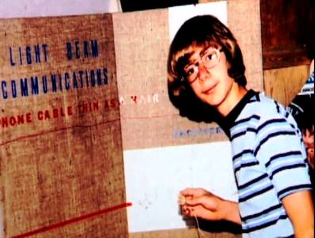 A rare photo of Jeff Bezos from his High School days