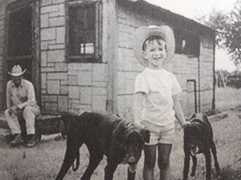 Jeff Bezos With His Grandfather in Texas in 1969