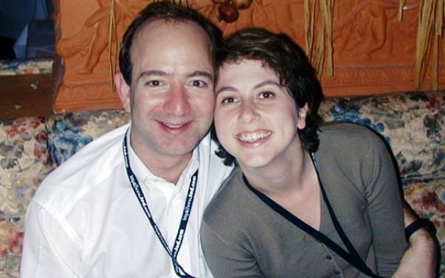 An old photo of Jeff Bezos With Mackenzie (Tuttle) Bezos