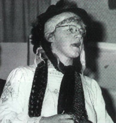 Jerome Flynn in a still from the play Charley’s Aunt