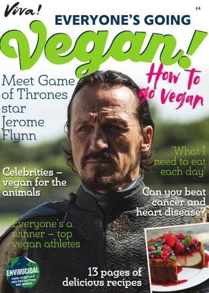 Jerome Flynn on the cover of a magazine