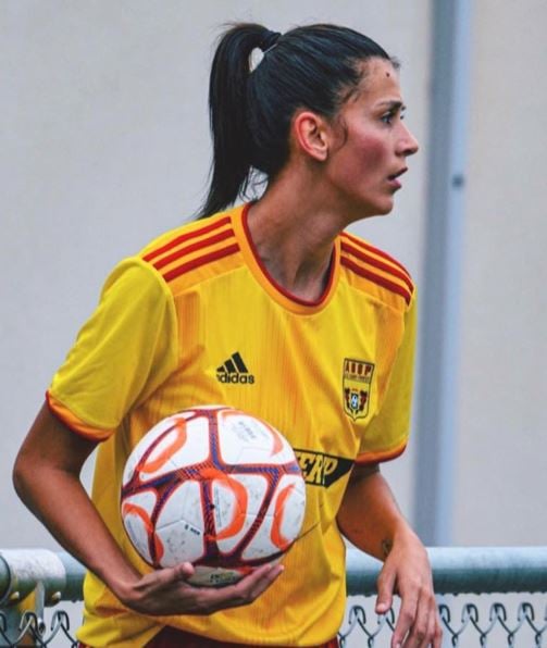 Jessica Galhofas during a football match