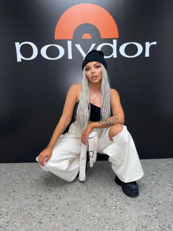 Jesy Nelson after signing up with Polydor Records