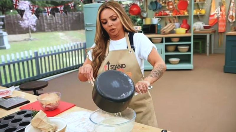 Jesy Nelson in a still from the television show 