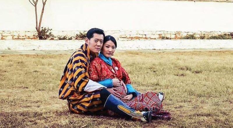 Jetsun Pema during her pregnancy