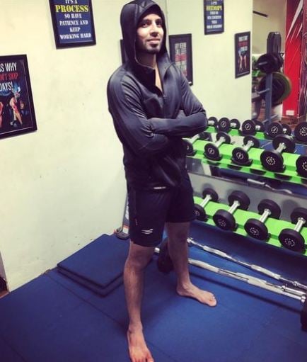 Jitesh Sharma inside a gym