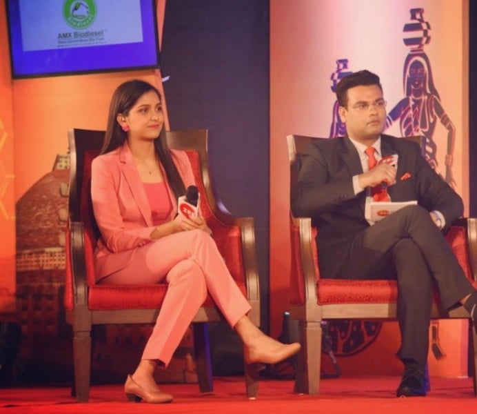 Jiya Sharma in a still from the television program Gauravshali Madhya Pradesh on Zee News