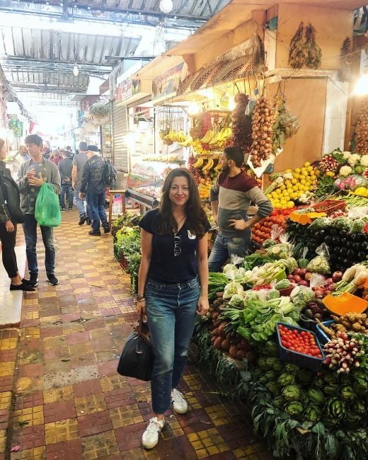Jo Hartley during her trip to Morocco