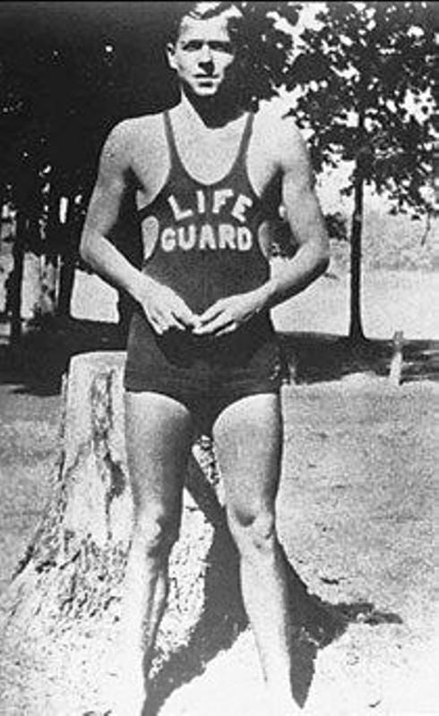 Joe Biden as a lifeguard