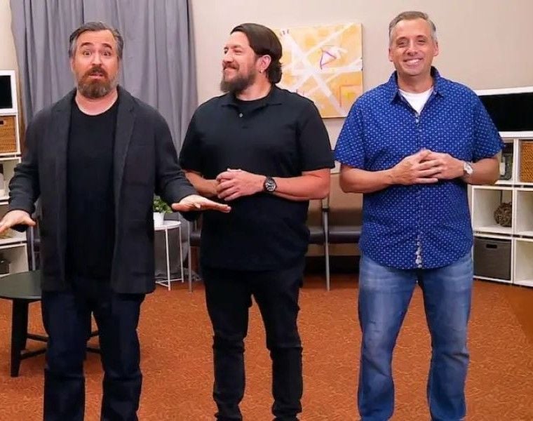 Joe Gatto in a still from the show, Impractical Jokers