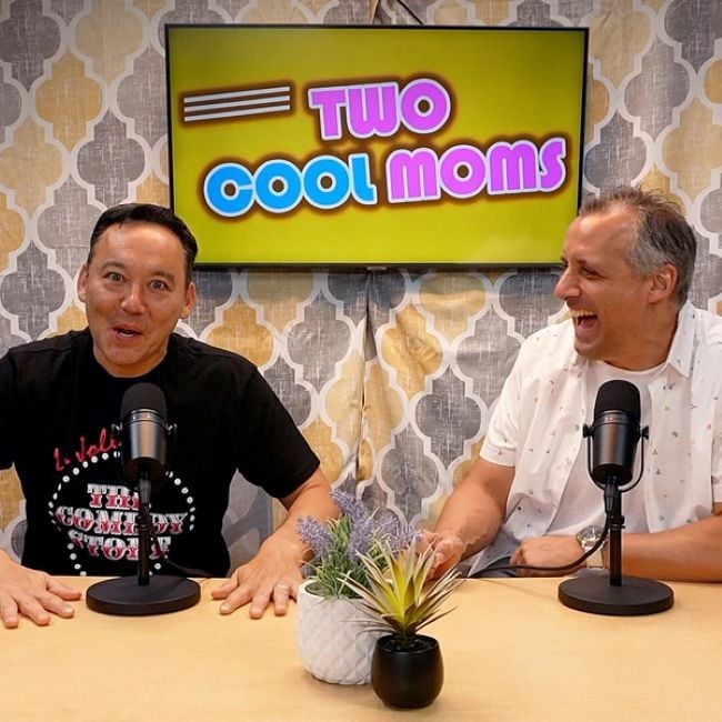 Joe Gatto in a still from the show, Two Cool Moms