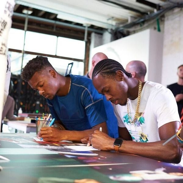 Jofra Archer Writing With His Left Hand