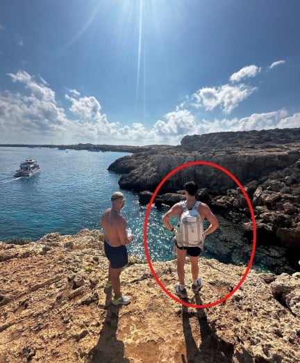 Johan Sandnes during a trip