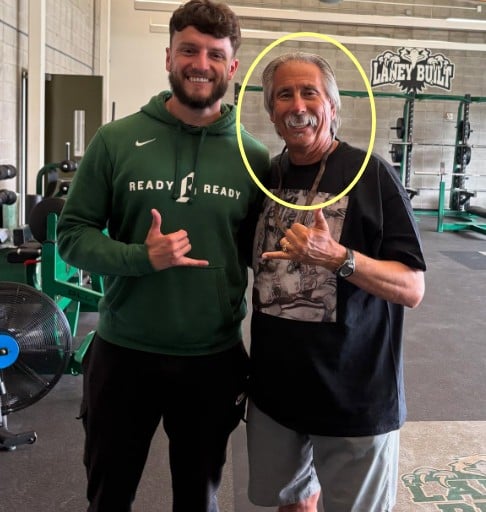 John Beam during a gym session