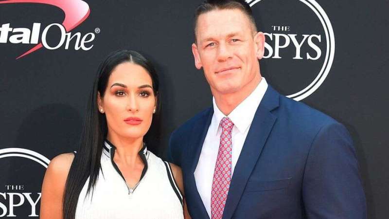 John Cena with ex-fiancee Nikki Bella