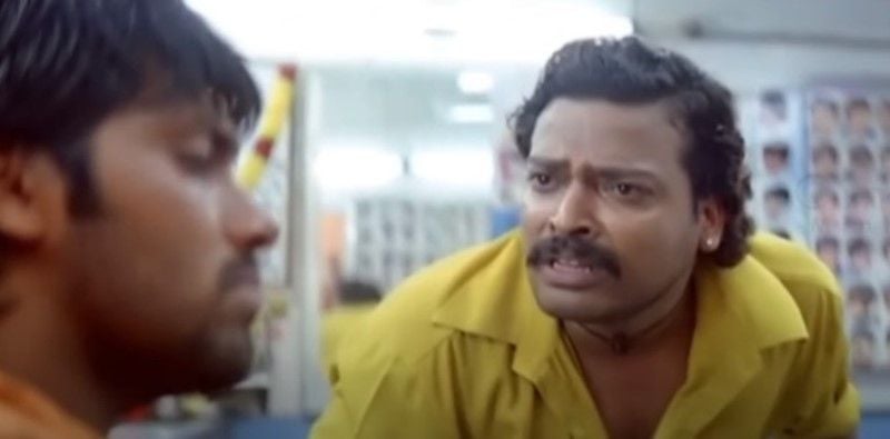 John Vijay (right) in a still from the film 