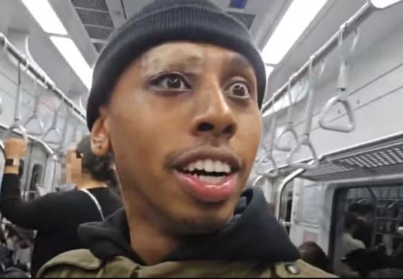 Johnny Somali in Tokyo subway in 2023