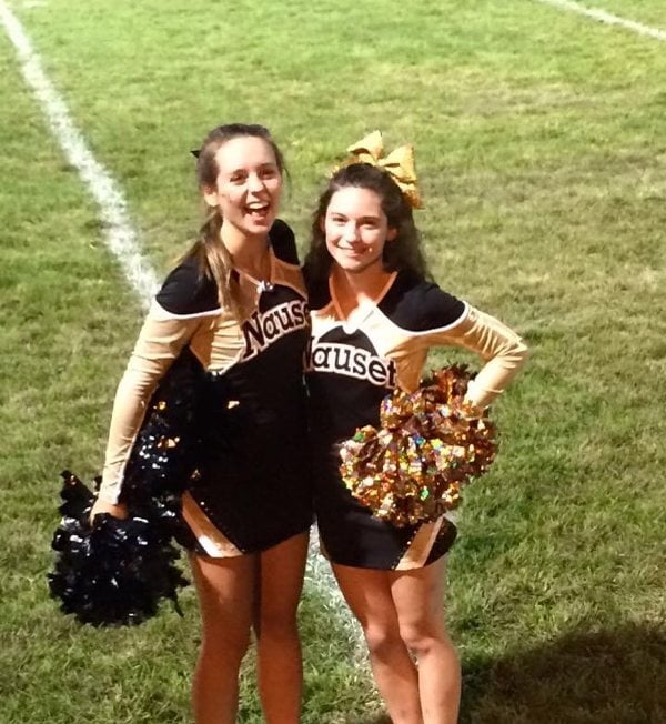 Jordon Hudson during her cheerleading days