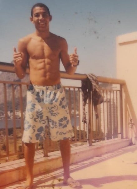 Jose Aldo when he trained at Rio de Janeiro