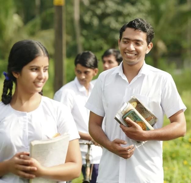 Joseph Mathews (right) in a still from the film 