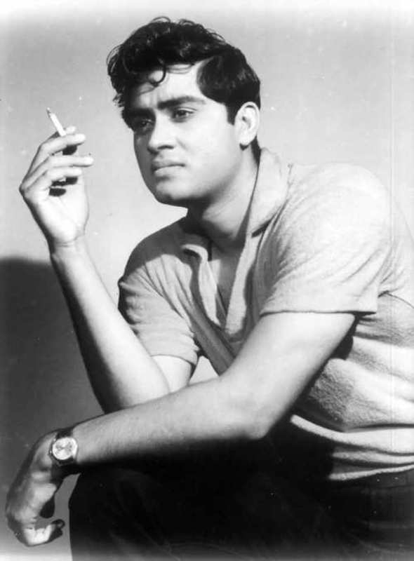 Joy Mukherjee smoking a cigarette