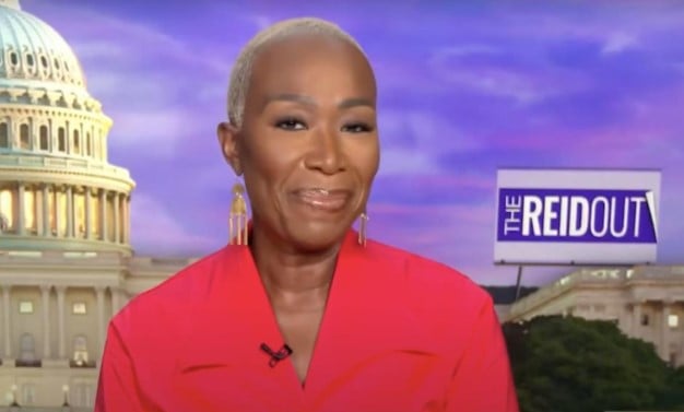 Joy Reid while speaking at the news show The ReidOut on MSNBC