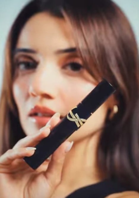 Juhi Bhatt while promoting a beauty product on one of her social media accounts