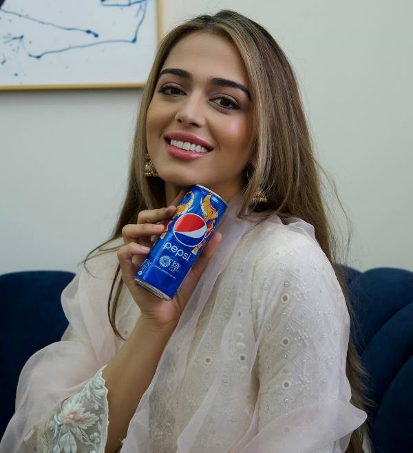 Jumana Khan promoting Pepsi in 2021