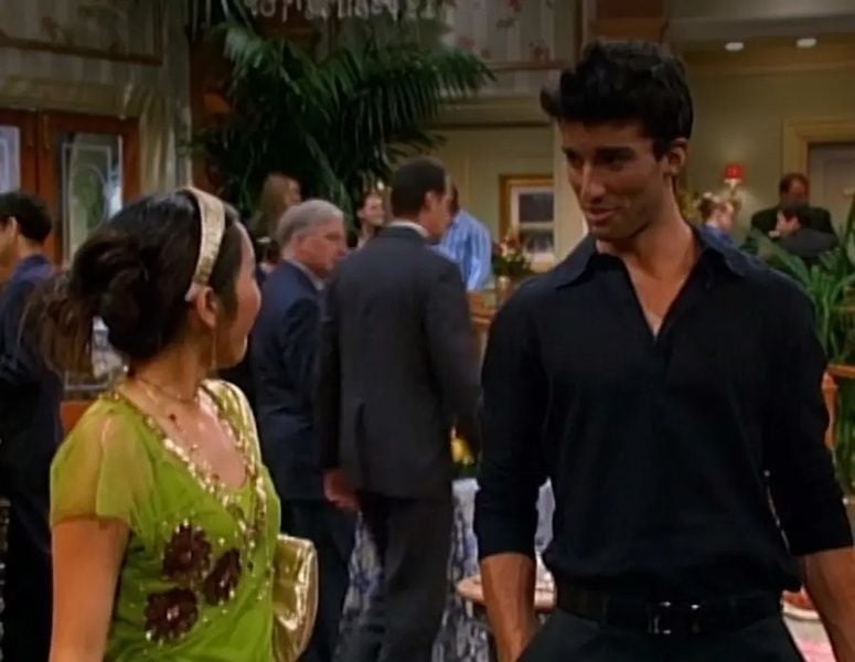 Justin Baldoni (right) in a still from the American teen sitcom titled 