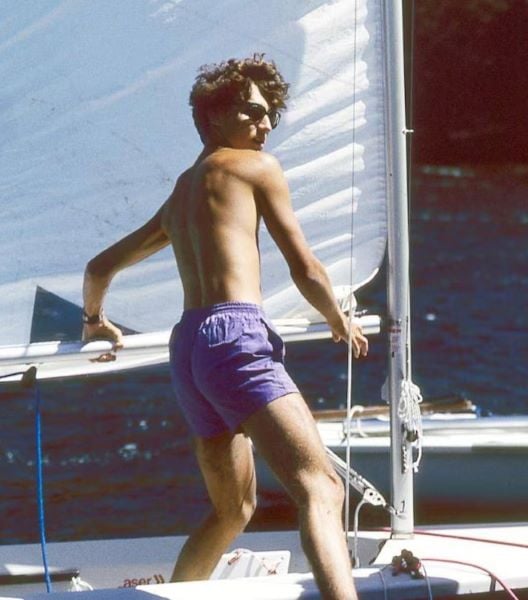 Justin Trudeau as a camp counsellor at Camp Ahmek