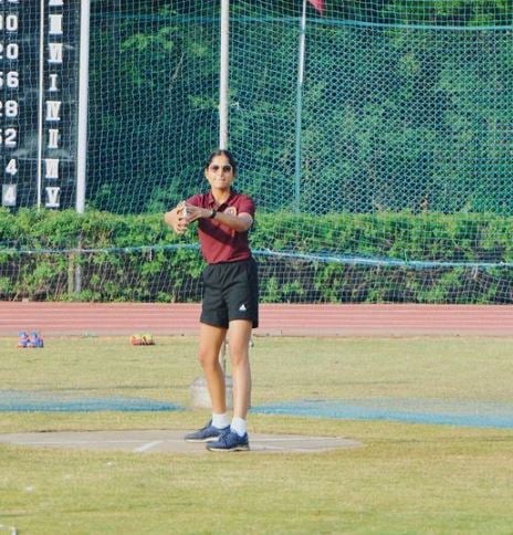 Jyoti Yadav during her IPS training session