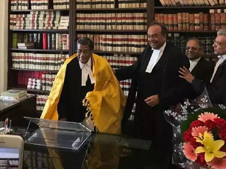 K. K. Venugopal in his chamber