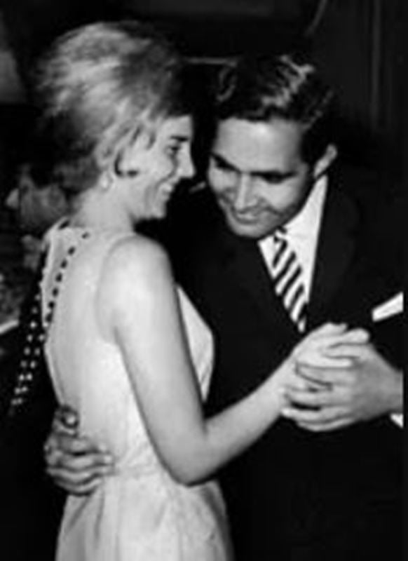 K. P. Singh and Julie while dancing