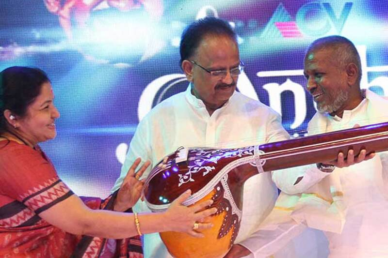 K. S. Chithra at an event organised by ACV Snehanandana Charitable Trust