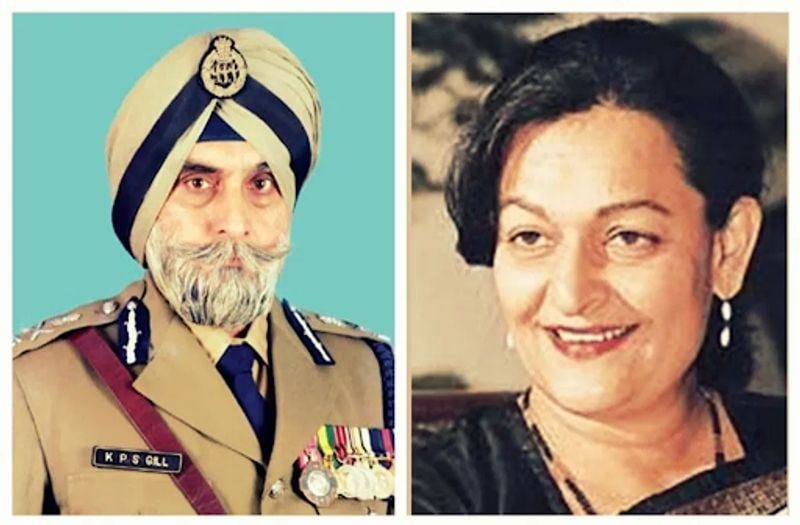 KPS Gill and Rupan Deol