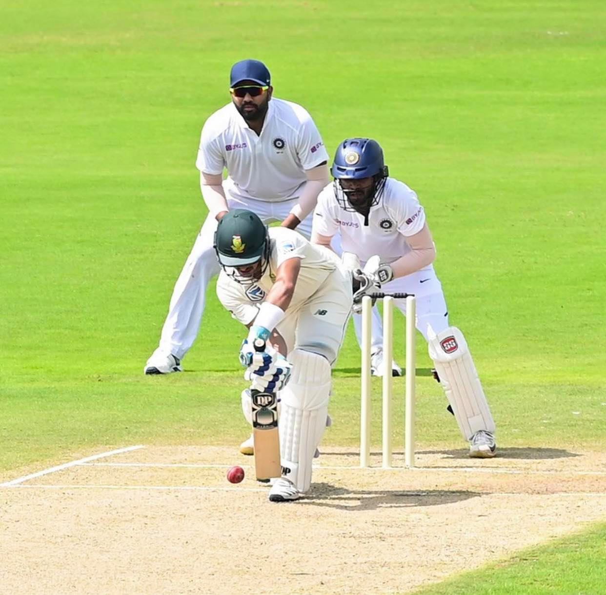 KS Bharat playing as a keeper for India against Bangladesh