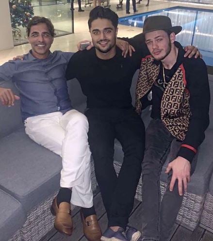 Kabir Bahia (centre) after starting his entrepreneurial venture