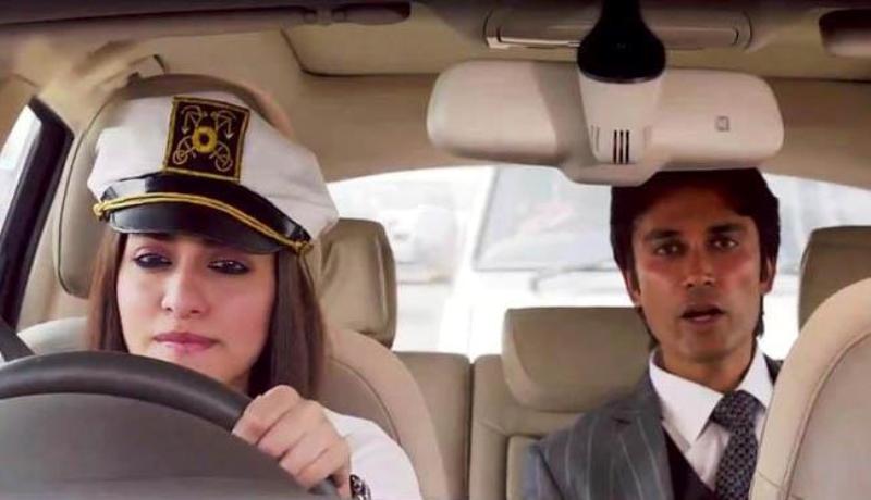 Kainaz Motivala in a still from the film Challo Driver (2012)