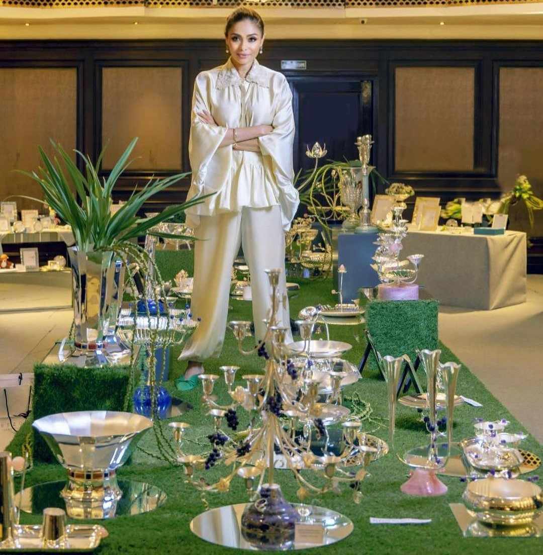 Kalyani Saha Chawla at launch of her Rezon Luxury Silverware brand