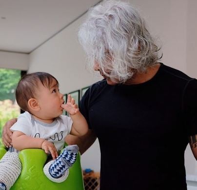 Kamal Ravikant with his nephew