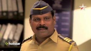 Kamlesh Sawant as Maruti Jagdale in a still from the Marathi TV show Lakshya (2011) on Star Pravah