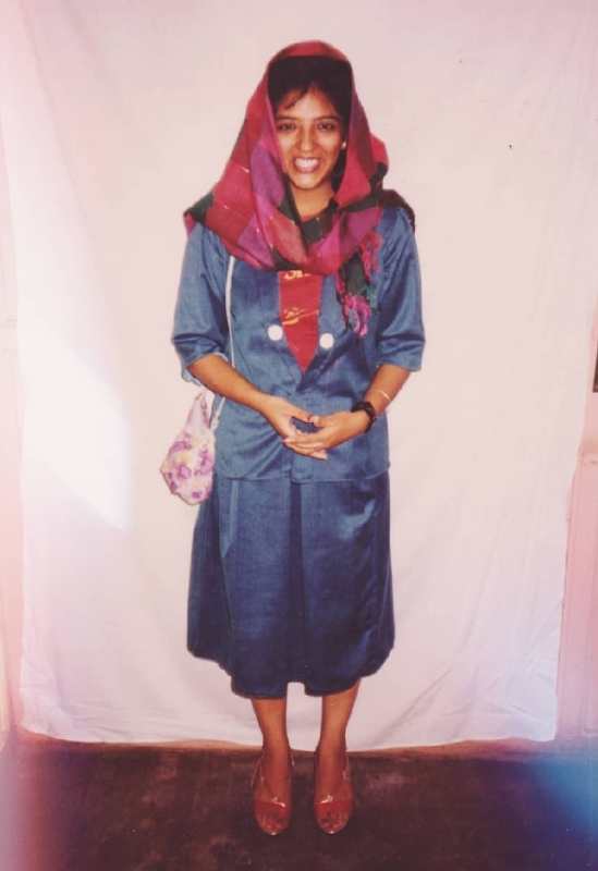 Kanu Priya during her younger days