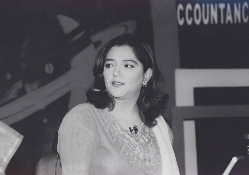 Kanu Priya on the ser of Doordarshan after an evening live show