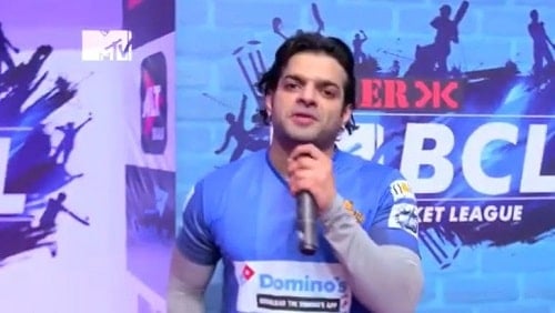 Karan Patel in Box Cricket League