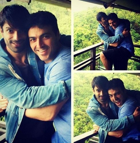 Karan Singh Grover with Ayaz Khan