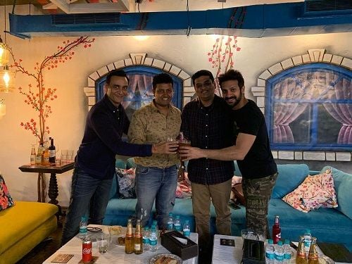 Karan Veer Mehra and his friends