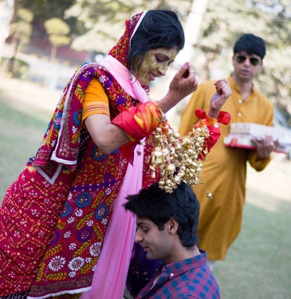 Karan Wahi at Aishwarya Sakhuja