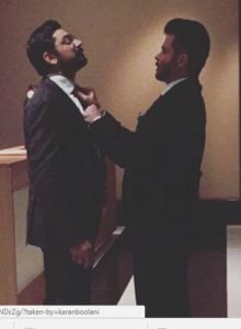 Karan sharing light moments With Anil Kapoor